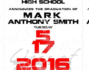 Graduation Announcement 5x7
