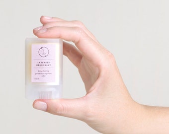 100% Natural Mini Deodorant, Organic Ingredients- No Aluminium, No Corn Starch, No Baking Soda, No Parabens, Underarm Deodorant Stick