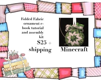 Minecraft Ornament making kit and tutorial