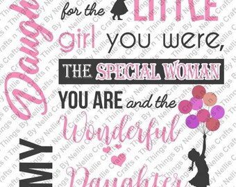 To My Daughter Love Mom SVG