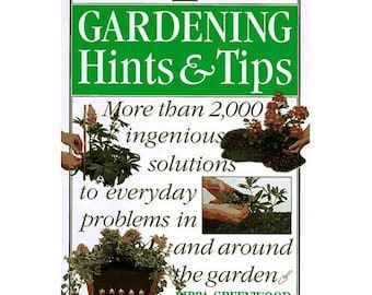 Vintage Gardening Book ,Gardening Hints and Tips Home & Garden, Illustrated, Paperback, Vintage 1996