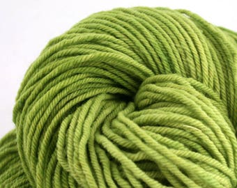 Hand Dyed Aran weight mini Empire Rambouillet Wool 213 yds 4oz Bottle
