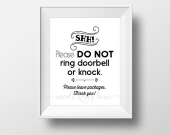 please knock sign printable