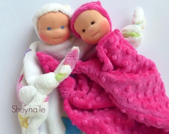 minky toys and doll