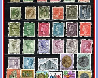 Luxembourg - 35 Postage Stamps