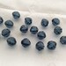 24 pieces Vintage Swarovski #5004 8mm Crystal Montana Blue Faceted Beads