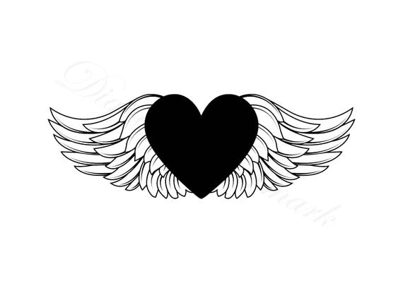 Free Free Heart With Angel Wings Svg Free 346 SVG PNG EPS DXF File