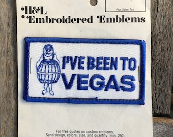 I've Been to Vegas Vintage Souvenir Travel Patch