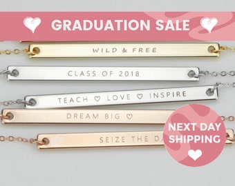 High School Graduation Gift for Her Graduation Gift Necklace Class of 2018 Graduation Jewelry College Graduation Necklace for Best Friend