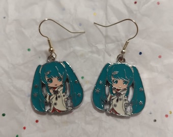 Hatsune Miku Vocaloid Earrings (Mutiple Styles)