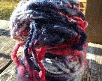 Blue Princess HandSpun and Hand Dyed Yarn