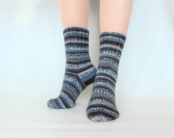 Knit socks for women Knitted socks Wool knitting socks Hand knit women socks Warm wool socks for her socks Birthday gift for women Gift