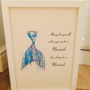 mermaid quote etsy