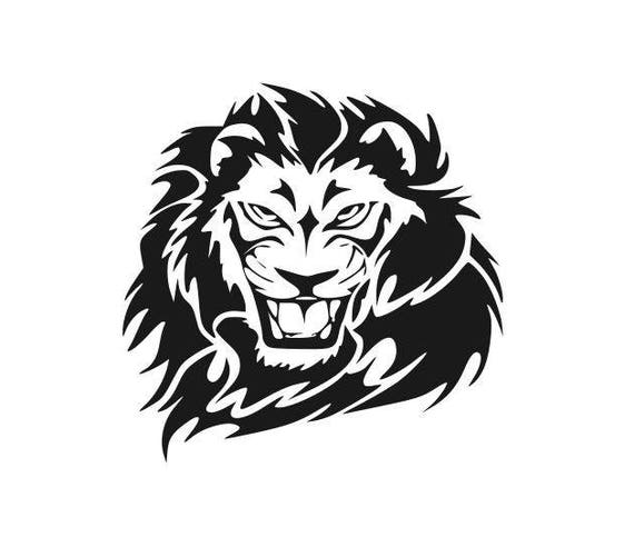Lions Mascot Football high school college SVG File Cutting