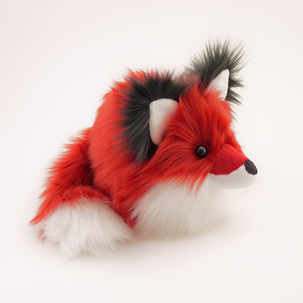 christmas fox plush