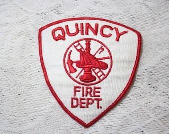 Quincy, Massachusetts Fire Department Embroidered Patch