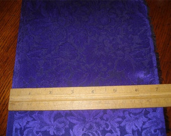 100% Silk Jacquard - Purple