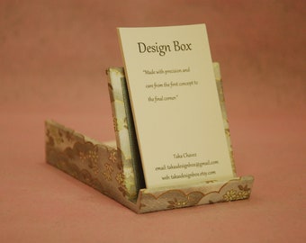 Business card holder - vertical