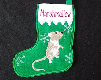 Gerbil Christmas Stocking-PERSONILIZED