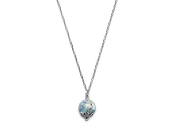 Oxidized Ancient Roman Glass Necklace