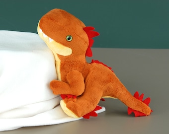 Baby Raptor Custom Handmade Dinosaur Plushie