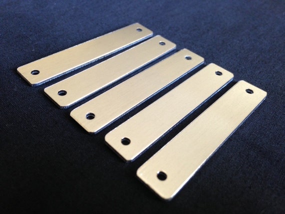 14 Gauge Aluminum ID Tag Stamping Blanks Aluminum Blanks