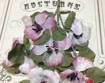 Vintage Millinery Flower spray - Anemone