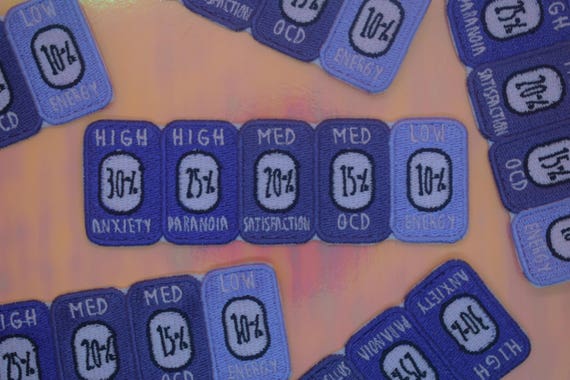Personality Components Iron on Patch