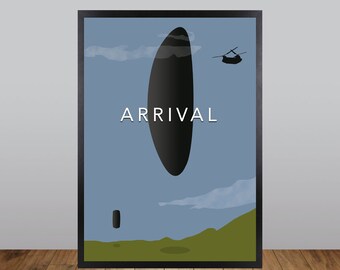 Arrival Print, Minimalist Movie Poster Unofficial Fan Art