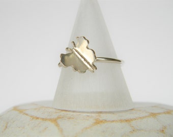 Inkblot Statement Ring