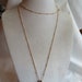 19" Rose Gold Teardrop Pendant Necklace on Rose Gold Chain, necklace, cremation, memory, teardrop, tear drop, ashes, keepsake, stainless