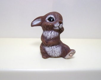 Rabbit,bunny, miniature ceramic bunny