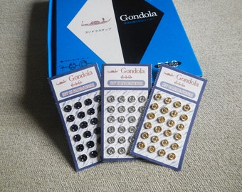 5MM Japanese Gondola 510 Snap Closures for Babie/Dolls Clothing-Silver