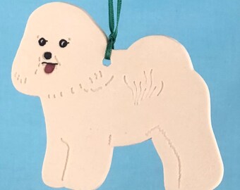 Bichon Frise- Porcelain Ornament