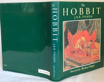 The Hobbit or, There and Back Again, 1984 J.R.R. Tolkien, Illustrated by Michael Hague, Bilbo baggins
