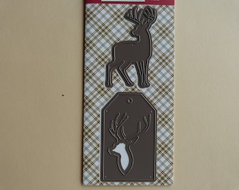 Deer cutting template