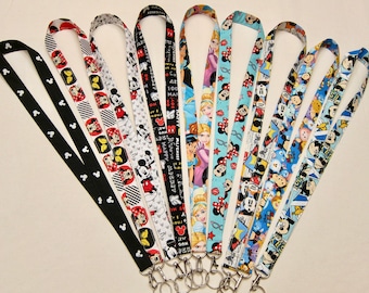 Lanyards Disney Inspired (Your Choice)