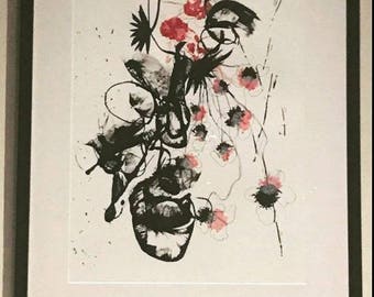 Watercolor and ink painting
