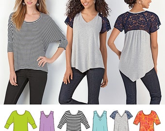 Simplicity Sewing Pattern 1463 Misses' Knit Tops