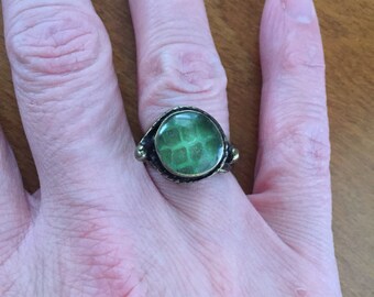 Mermaid Tail Ring, Adjustable Bronze
