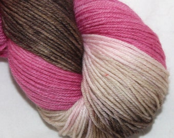 Chocolate Cherry Cupcake--Alley Cat--SW merino/nylon