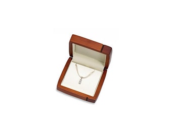 Wooden Necklace Earring Box, Oak Earring Box, Necklace Gift Box, High Quality Nacklace Earring box, Keepsake box, Heirloom Jewelry box
