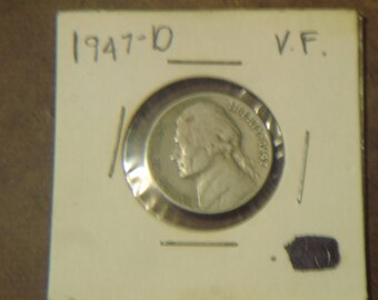 1947-D Jefferson Nickel