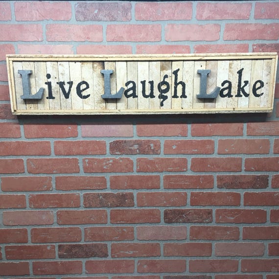 Rustic Live Lake Love Rustic Camp Decor Camper Decor Lake