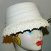 Vintage Beresford Hat, Vintage Hat, Ladies Vintage Hat, Off White Vintage Hat