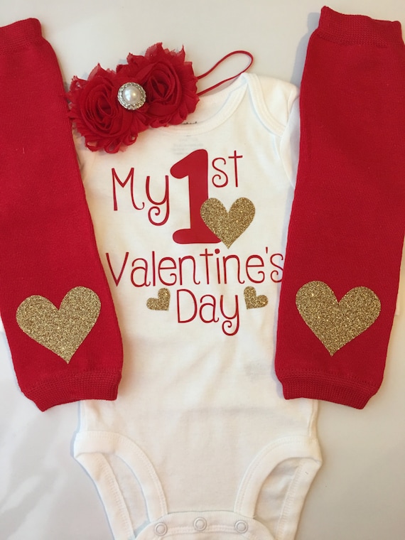 Baby Girl Outfit Baby Valentines Day outfit valentines