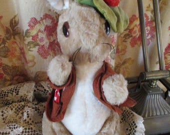 Vtg 1980's Peter Rabbit Cousin BENJAMIN BUNNY Plush Stuffed Animal Bunny RABBIT, Beatrix Potter, Eden Toys