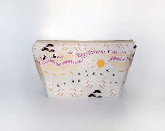 Medium Knitting Project Bag, Bunnies Project Bag, Crafter Project Bag, Sock Knitting Bag, Minimal Project Bag