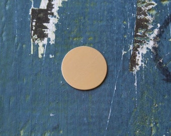 Nickel Silver Round Stamping Blank - Metal Stamping Blank - Pack 10 - 24 Gauge - 3/4" Circle - Jewelry Stamping Blank - SGMET-600.25G