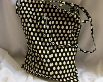 Book Bag, Reusable Shopping Bag, Tote Bag with Pocket, Tote Bag with Eggs, Shopping Bag, Reusable Grocery Bag